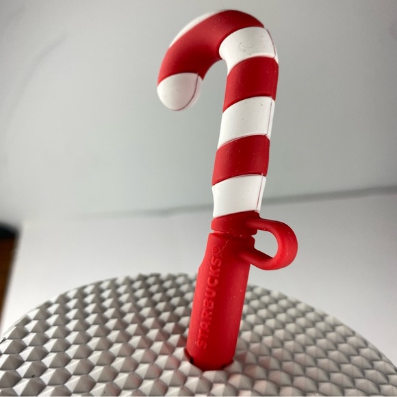 Disney Resorts Starbucks 2023 Holiday Tumbler w/Candy Cane Straw Topper Mickey - Picture 3 of 5